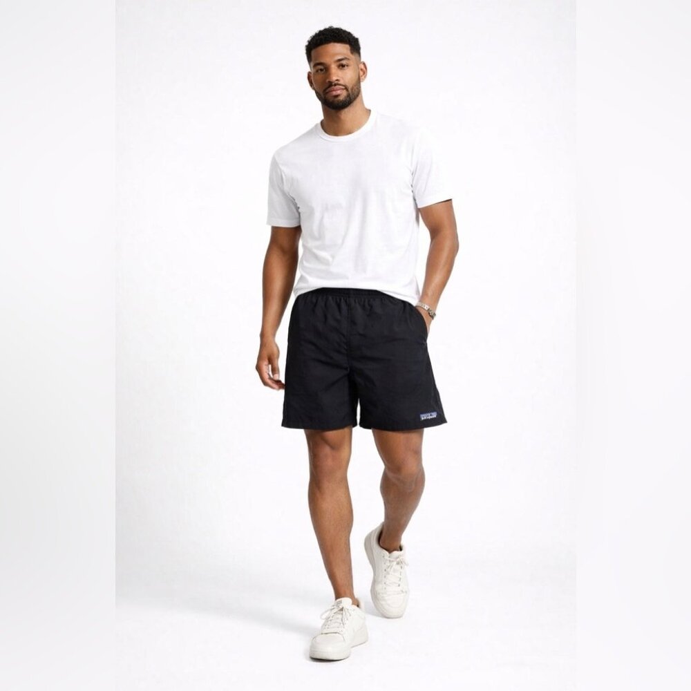 Patagonia Black Athletic Running Shorts Size XL Lightweight Lined Outdoor